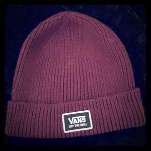 Maroon Van's Beanie